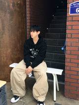 ナイティドオーバーフーディドTシャツ 4C