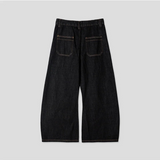 [Unisex] Stitch curve flare denim pants