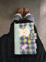 <Can’t escape my blanket> ブックカバー a6,a5