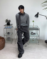 ロペル リブド ニット ロングスリーブ