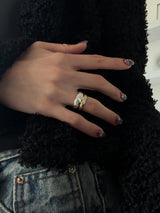 [925silver] Felt ring (M size)