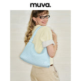 muva. サマー ウーブン アンダーアームバッグ ウィメンズ ニッチ デザイン サマーバッグ