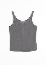 SNAP RIB SLEEVELESS
