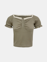 Hazel Frill Lace Tee