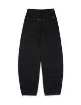 Pinter button fly curved cotton pants