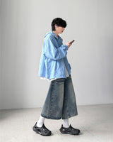 Lopian Cat Bermuda Denim