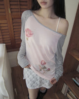 If Floral Long-Sleeve T-Shirt