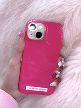 Cherry pink phone case - hard