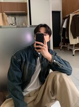 Wayne Biker China Denim Jacket