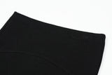  Eyelet slit skirt (black)