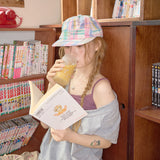vintage patchwork cap pink