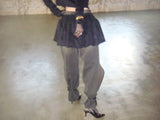 Dusty layered mini skirt