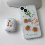 トマトデビル AirPods ケース_matt