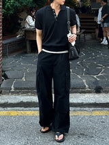LMN Crack Washing Parasuit Cargo Pants (3 colors)