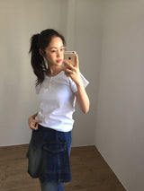Low layered denim skirt (1color)