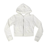 Girls crop hood jumper