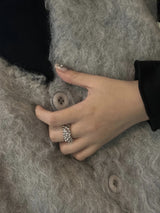 Crystal Pavé Open Ring