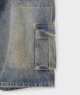 No.0770 fatigue cago denim SHORTS (3color)