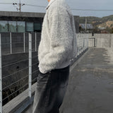 LMN WINNER High Neck Mohair Crop Cardigan (3 colors)
