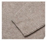 カシミアハッチラウンドカーディガン / Cashmere Hacchi Round Cardigan (7 colors)