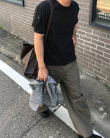 Incision Curved Balloon Pants