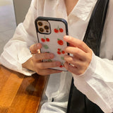 CHERRY TOMATO GLASS BUMPER CASE