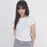 エンジェルマーククロップTシャツ (WHITE) F25QB104