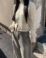 グレービンテージデニムパンツ