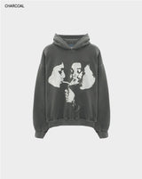 Smoking pigment overfit hoodie