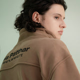 Cotton Napping Turtle String Sweat Shirt - BEIGE