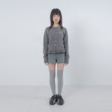 Frilling knit cardigan 003