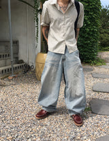 No.1357 C balloon denim PT