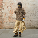 RELABEL 24SS 'Vintage Memories' 半袖シャツ イエロー チェック ヴィンテージ
