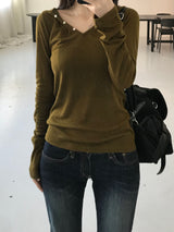 テンセルフーデッドTシャツ(5 colors)