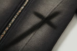 SIGNATURE SPRAY WASHED ZIP UP WAFFLE SHIRT