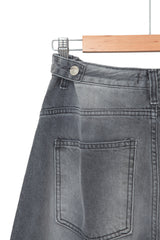 destroyed balloon denim pants