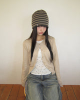 Lua Cashmere Knit Round Cardigan
