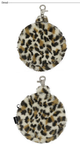 Fluffy Tambourine Chain Bag - Brown