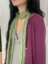 Suzu Linen Long Scarf - 100% Linen