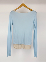 LAYERED TENCEL LONG SLEEVE