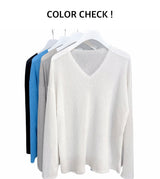Kberin Linen V-neck knitwear