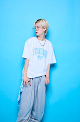 オクトパスフットボールTシャツ（スカイブルー）