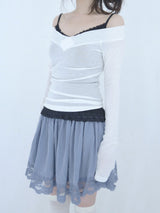 ミューズレーススカート