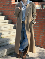 [Unisex] マックスダブルロングコート(2color)