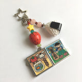 Square Mirror Keychain/四角いミラーキーホルダー