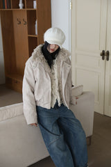 Lining padding) Shani padding blouson jacket