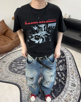 サエルグラフィッククロップ半袖Tシャツ
