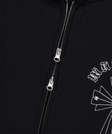 CROSS STUD HOOD ZIP UP