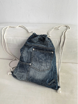 Lip Denim Pants Bag