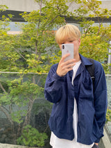 クロップシャツジャケット　ユニセックス　２色